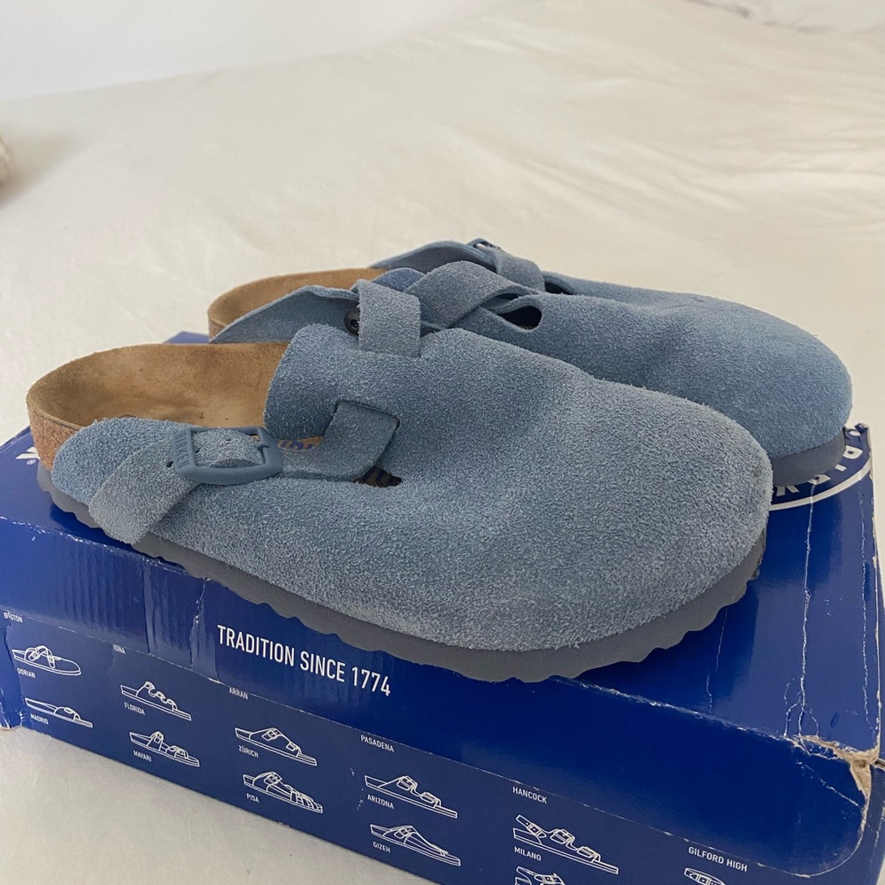 Birkenstock Boston in Blue